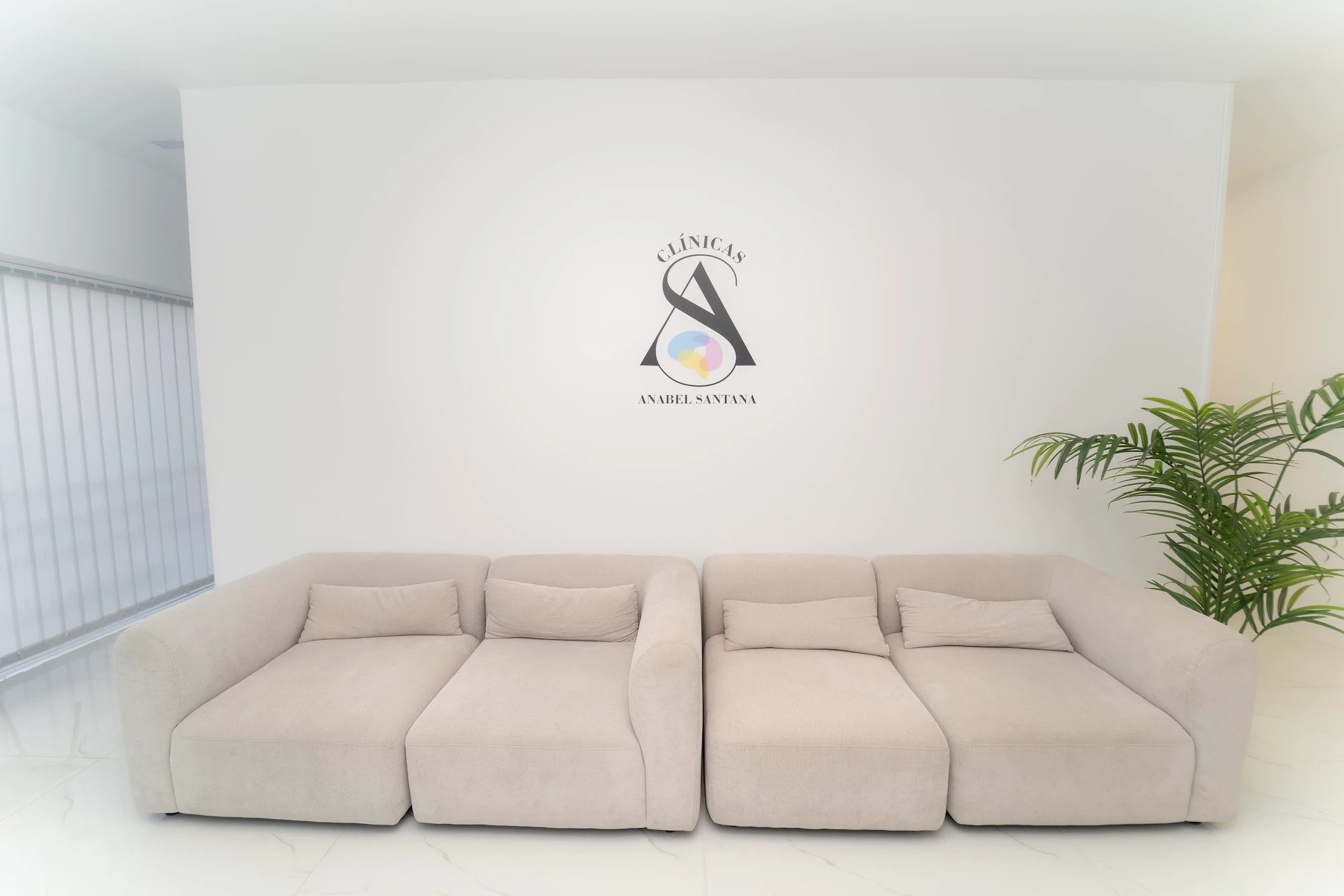 Sala de espera del centro Anabel Santana Centro de Psicología